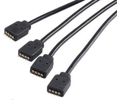rgb cable - Akasa RGB LED Splitter Extension Cable 50cm - 2 nuotrauka