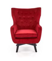 raudonas fotelis - Halmar Armchair Marvel Dark Red - 4 nuotrauka