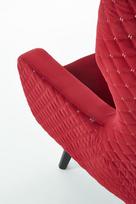 raudonas fotelis - Halmar Armchair Marvel Dark Red - 7 nuotrauka