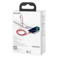 baseus 20w lightning - Baseus CATLYS-C09 Superior 20W USB-C to Lightning Red - 9 nuotrauka