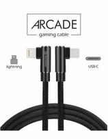 type c to type c laidas 2m - Swissten L Type Textile Universal Quick Charge 3.1 USB-C to Lightning Black - 3 nuotrauka