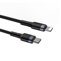 usb lightning laidas baseus - Baseus Cafule CATLKLF-G1 Black - 2 nuotrauka