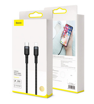 usb lightning laidas baseus - Baseus Cafule CATLKLF-G1 Black - 3 nuotrauka