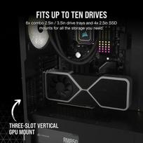full tower - Corsair 7000D TG Black (Juodas) - 9 nuotrauka