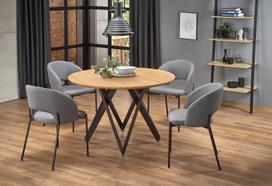 Halmar Table Mozambik Golden Oak/Black