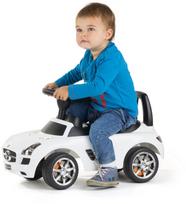 paspiriamoji masinele mercedes - Paspiriamas automobilis Buddy Toys Mercedes Benz SLS, baltas - 3 nuotrauka