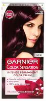 garnier plauku dazai - Garnier Color Sensation Intense Permanent Colour Cream ilgalaikiai plaukų dažai - 3.16 Deep Amethyst - 1 nuotrauka