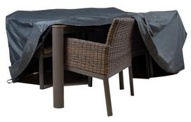 lauko baldai senukai - Lauko baldų uždangalas Home4you Furniture Cover 20777, pilka, 220 x 150 cm - 2 nuotrauka