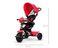 velosipedy - Qplay triratukas Cosy, Red - 7 nuotrauka