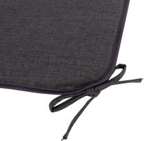 kedes paminkstinimas - Kėdžių pagalvėlė Home4you Summer T0450942, tamsiai pilka, 390 mm x 390 mm - 2 nuotrauka