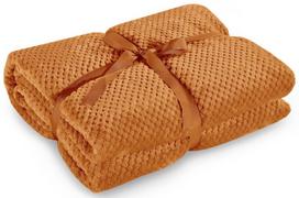 antklode 220 240 - Pledas DecoKing Henry, oranžinis, 220 cm x 240 cm - 2 nuotrauka