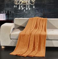 antklode 150x200 - Pledas DecoKing Henry, oranžinis, 150 cm x 200 cm - 4 nuotrauka