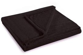 mikrofibra - Pledas DecoKing Henry, juodas, 240 cm x 220 cm - 3 nuotrauka