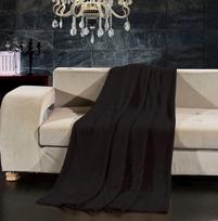 mikrofibra - Pledas DecoKing Henry, juodas, 240 cm x 220 cm - 4 nuotrauka