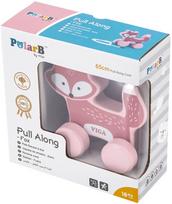zaisliukas lape - Viga medinis traukiamas žaislas "PolarB", Lapiukas - 2 nuotrauka