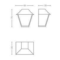 philips lauko sviestuvas - Philips Alpenglow Alpenglow, 42W, E27, IP44, juodas - 3 nuotrauka