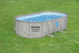 sukurines vonios filtrai - Bestway 56714, pilkas, 7250 l - 3 nuotrauka