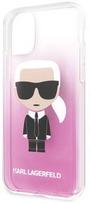 karl lagerfeld ikonik - Karl Lagerfeld Gradient Iconic Karl Back Case For Apple iPhone 11 Pro Pink - 3 nuotrauka