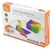 loginiai zaidimai - VIGA Magnetic Tangram Block Set - 2 nuotrauka