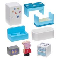 leliu baldai - Lėlių namelis Character Toys Peppa Pig Wooden Family Home - 3 nuotrauka