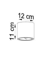 lubinis lubu sviestuva - Sollux Tiube SL.0697, lubinis, 40 W - 8 nuotrauka