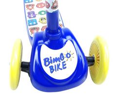 ratas paspirtukuo - Vaikiškas paspirtukas Bimbo Bike 90-140cm Blue/Yellow - 3 nuotrauka