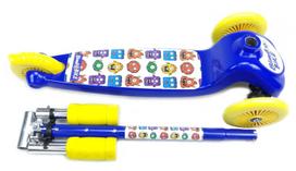 ratas paspirtukuo - Vaikiškas paspirtukas Bimbo Bike 90-140cm Blue/Yellow - 4 nuotrauka