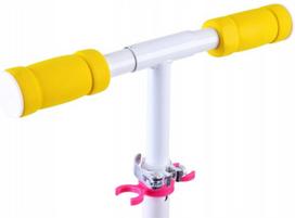 paspirtukas scooter - Vaikiškas paspirtukas Pulio Minnie, baltas/geltonas/rožinis - 2 nuotrauka