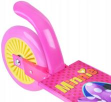 paspirtukas scooter - Vaikiškas paspirtukas Pulio Minnie, baltas/geltonas/rožinis - 3 nuotrauka