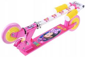paspirtukas scooter - Vaikiškas paspirtukas Pulio Minnie, baltas/geltonas/rožinis - 4 nuotrauka