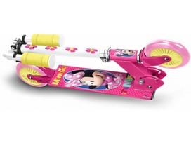 paspirtukas scooter - Vaikiškas paspirtukas Pulio Minnie, baltas/geltonas/rožinis - 5 nuotrauka