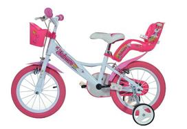 Pirkti Vaikiškas dviratis Dino Bikes 144R-UN, baltas/rožinis, 14" - Photo 2