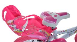 Pirkti Vaikiškas dviratis Dino Bikes 144R-UN, baltas/rožinis, 14" - Photo 4