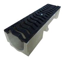 drenazo latakas - Latakas Stora-Drain Self Duct Element With Ductile Iron Gratings 50x12.5x10cm - 2 nuotrauka