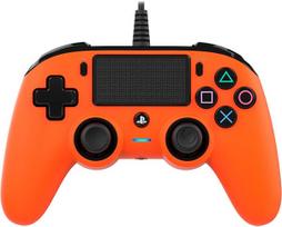 pultai playstation - Žaidimų pultas Bigben Nacon Compact Controller Wired Orange - 1 nuotrauka