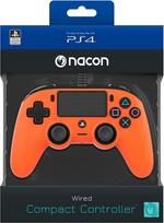 pultai playstation - Žaidimų pultas Bigben Nacon Compact Controller Wired Orange - 8 nuotrauka