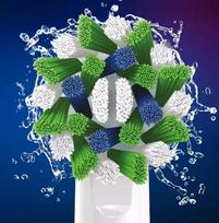 dantu sepetelio braun oral b antgaliai - Antgalis Braun Oral-B Cross Action, 8 vnt. - 2 nuotrauka