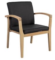 ermitazas lauko kedes - Home4you Royal Garden Chair Black - 1 nuotrauka