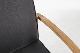 ermitazas lauko kedes - Home4you Royal Garden Chair Black - 2 nuotrauka
