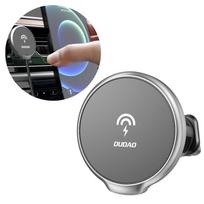 automobilinis ikroviklis magsafe - Dudao 15W Qi, 15 W, juoda - 2 nuotrauka
