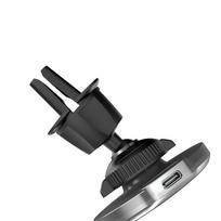 automobilinis ikroviklis magsafe - Dudao 15W Qi, 15 W, juoda - 6 nuotrauka