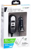 18w ikroviklis - Tracer 46351 Multicharger With 3 USB 12-24V - 4 nuotrauka