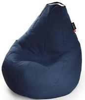 Sėdmaišis Qubo™ Comfort 120, gobelenas, tamsiai mėlynas
