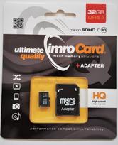 2gb sd kortele - Imro Micro SDHC 32 GB Class U1 PAMIMRSDG0013 - 2 nuotrauka