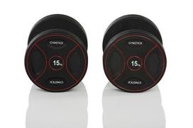 dumbbell 15 kg - GYMSTICK Dumbbells PRO 61030-15 2x15kg - 2 nuotrauka