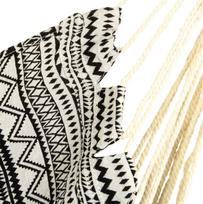 hamakai - Hamakas Royokamp Etno Brazilian Armchair 1029634, 100x100, juodas/baltas - 4 nuotrauka
