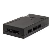 rgb hub - LED apšvietimo valdiklis Silverstone RGB LED Hub Black + 2x LED Strip - 2 nuotrauka