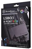 rgb hub - LED apšvietimo valdiklis Silverstone RGB LED Hub Black + 2x LED Strip - 8 nuotrauka