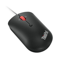 usb c mouse - Lenovo ThinkPad USB-C Wired Compact Mouse Raven black - 2 nuotrauka
