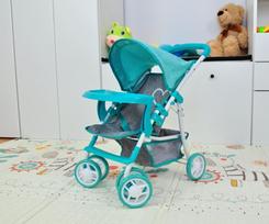 milli vezimelis - Milly Mally Lėlių vežimėlis "Kate Prestige Mint" - 9 nuotrauka